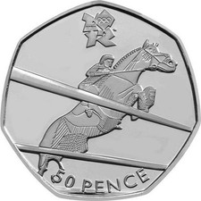 2011 OLYMPIC 50P COIN -