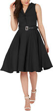 Vintage Retro Clarity Vintage 1950's Rockabilly Pinup Full Circle Swing Dress