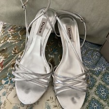 SIZE 6 (39) DUNE SILVER LADIES