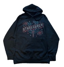 Stagecoach Festival 2024 Graphic Print Long Sleeve Black Hoodie 2XL