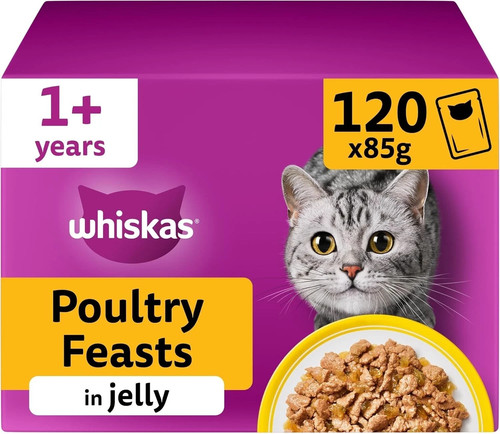 120 85g whiskas poultry - 120,