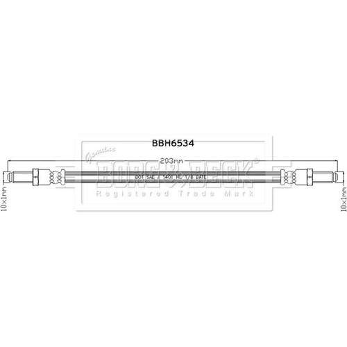 Borg beck brake hydraulic - &,