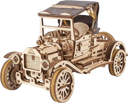 Vintage wooden model - vintage, 3d
