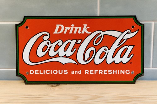 Coca cola original enamel - cola,