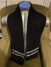 Long Black Men's Blended