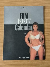 FHM Magazine Calendar 1997 RARE (BB004) Gillian Anderson Tyra Banks Melissa Geor