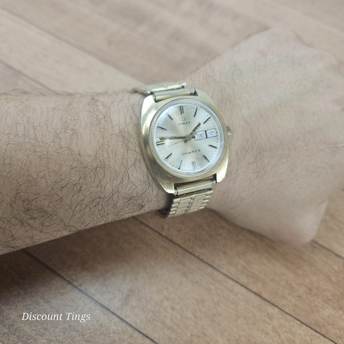1970s vintage mens timex - vintage, q