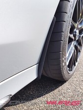 Mercedes Benz Arch Stone Mud Flap Guards Gloss Carbon Fibre C Class W205 AMG