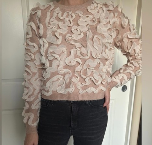 Neutral beige knit zara - neutral,