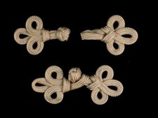 10 Pairs Large Beige Chinese