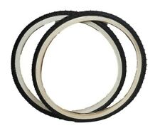 Pair 20 x 1 3/8 500a  (37 - 440) Raleigh Dawes Kingpin shopper Whitewall Tyres