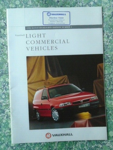 Vauxhall light commercials - vauxhall,