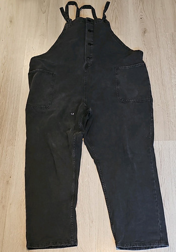 Black denim dungarees size - denim,
