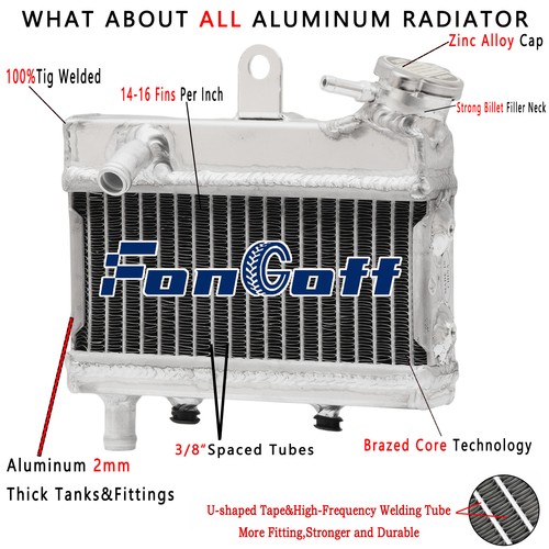 Aluminum racing radiator for - aluminum,