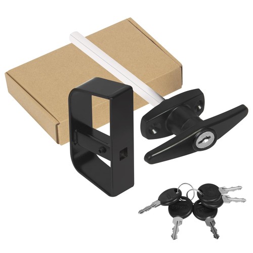 Handle shed door - t-handle, kit