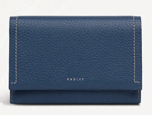 Radley blue leather flap - blue,