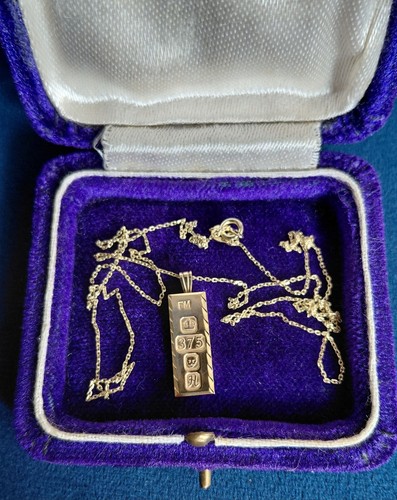 9ct yellow gold vintage ingot - 9ct,
