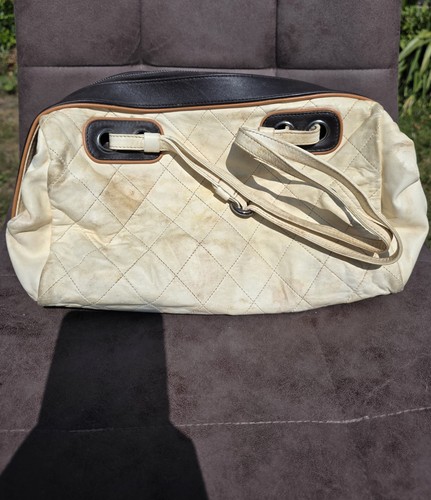 Vintage chanel quilted leather - quilted,