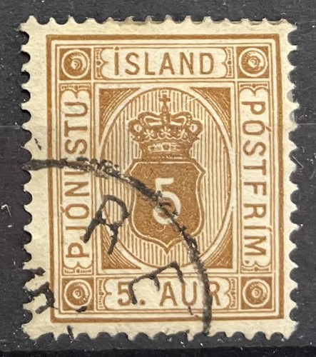 Iceland 1876 postage due - 1876, aur