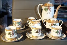Vintage Klimax Hand Painted Coffee Set VGC