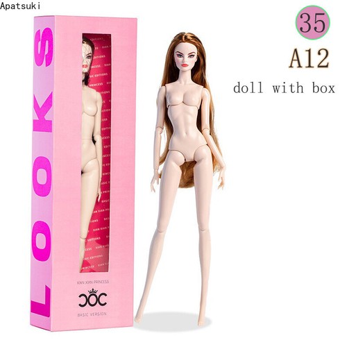 White skin 12inch doll bjd - white,
