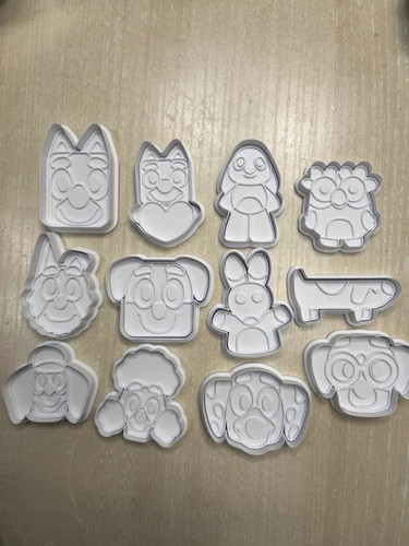Bluey set cookie cutters - 12,