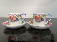 Aynsley Floral Espresso Cups