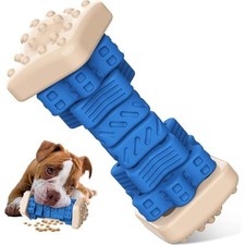 Indestructible Dog Chew Toy for Aggressive Chewers,Puzzle & Treat Dispensing Toy