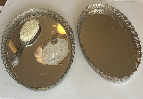 Vintage vanity lot mirror - vanity,