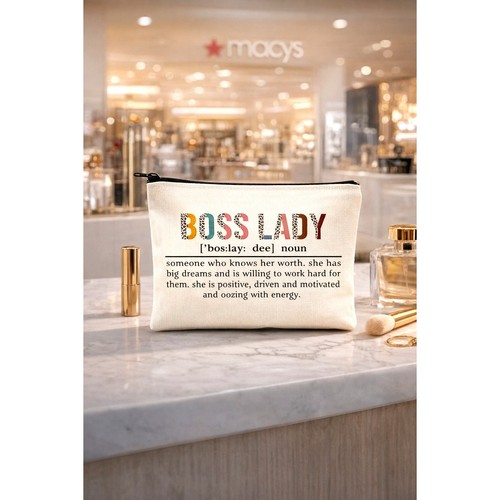 Boss lady cosmetic bag - boss, x