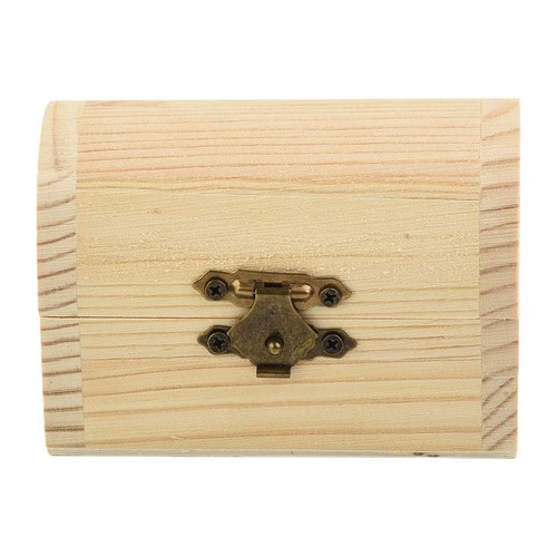 Plain wooden box arched - wooden,