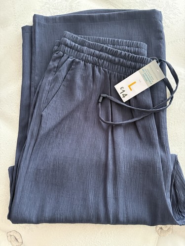 Ladies navy blue crinkle - navy,