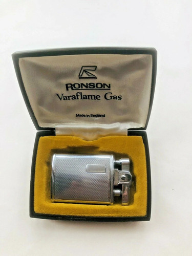 Vtg ronson silver tone - vtg, silver-tone