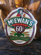 RARE MCEWAN'S 60/- ALE BRASS