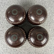 Henselite Supergrip Lawn Bowls Set Of 4 Size 4 3/4 Made In Australia