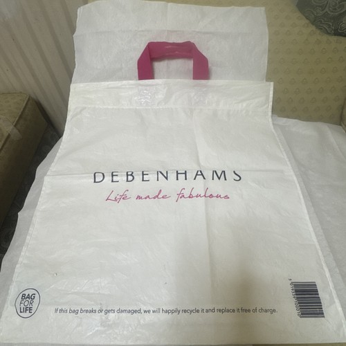 Debenhams plastic carrier bag - carrier,