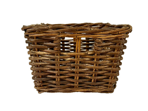 Brown rustic square - rustic, rattan