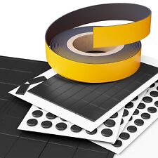 Self-Adhesive Magnets for Crafts, Magnetic Strips Sticky, Small Magnetic Dots