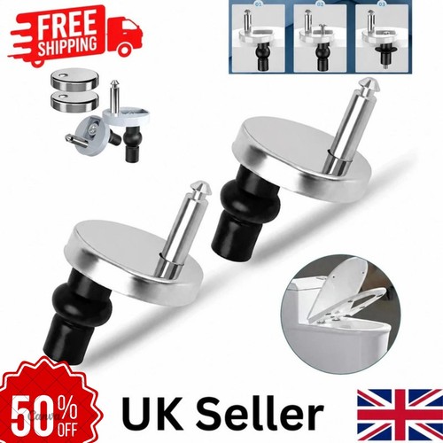 Toilet seat hinges - 2x,