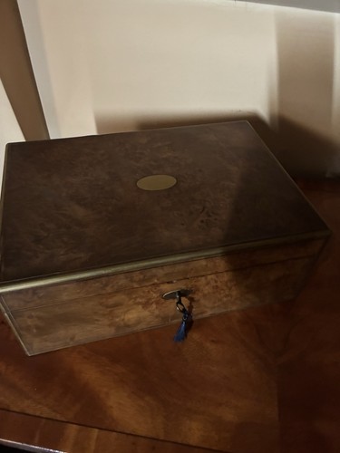 Antique georgian writing slope - antique,