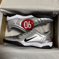 Size UK 7 - Nike Total 90 III SP Metallic Silver Black White Red Unisex RRP £100