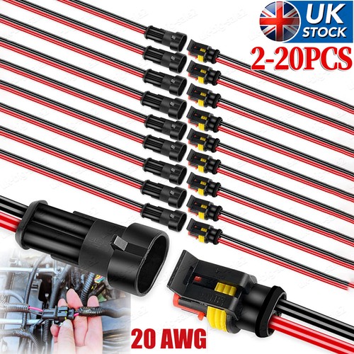 20pcs waterproof 12v pin - 2-20pcs,