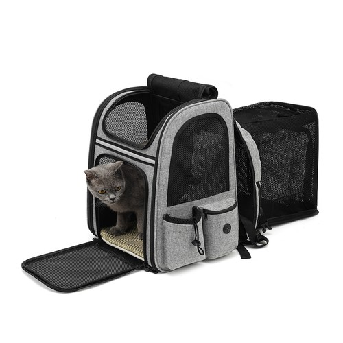 Expandable cat backpack - expandable,