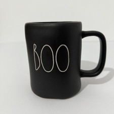 Rae Dunn Boo Mug  Matt Black