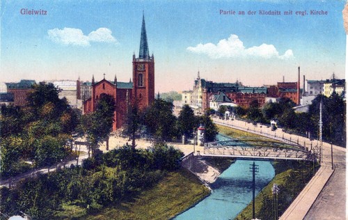 Postcard gleiwitz gliwice - gleiwitz,