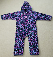Jojo Maman Bebe POLAR FLEECE 2-3yrs 💜  SNOWSUIT  All-in-One  JoJo In The SNOW
