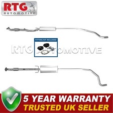 Centre Exhaust Pipe + Fitting