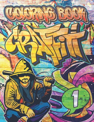 Graffiti coloring book - coloring, 1