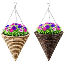 Cone Hanging Basket Planter