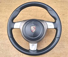 PORSCHE CAYMAN BOXSTER (987.1) CARRERA 911 (997.1) - BLUE MANUAL STEERING WHEEL
